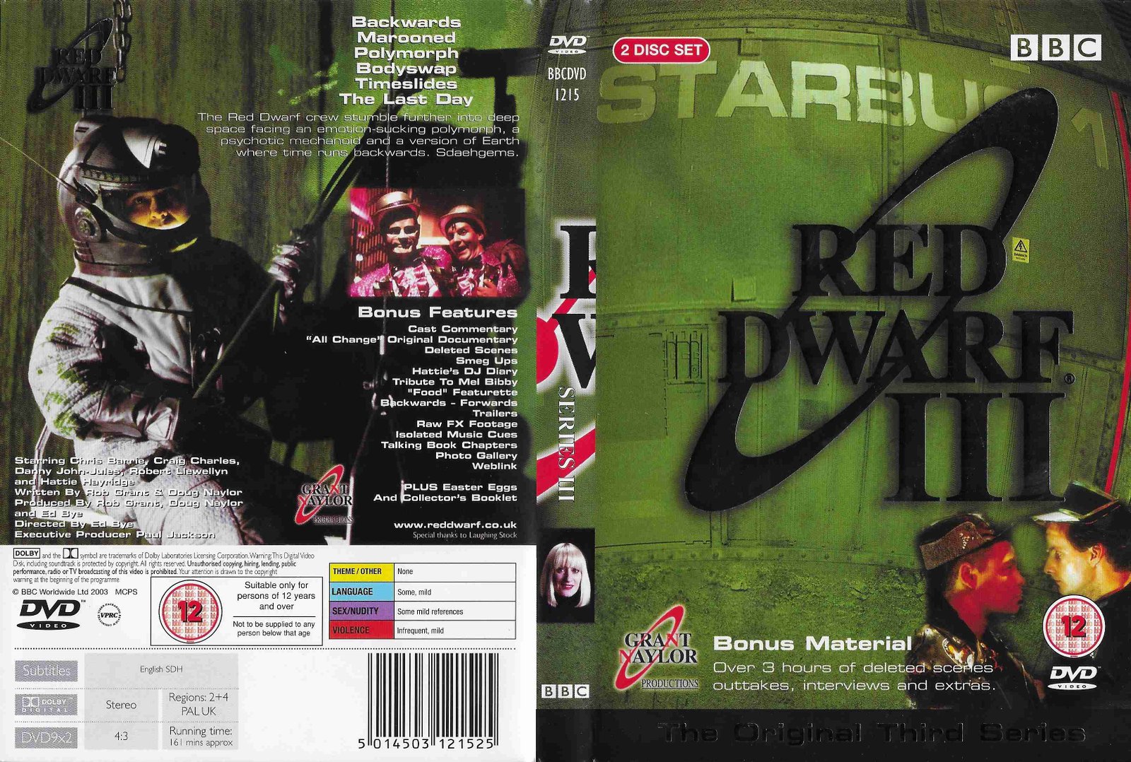 Back cover of BBCDVD 1215